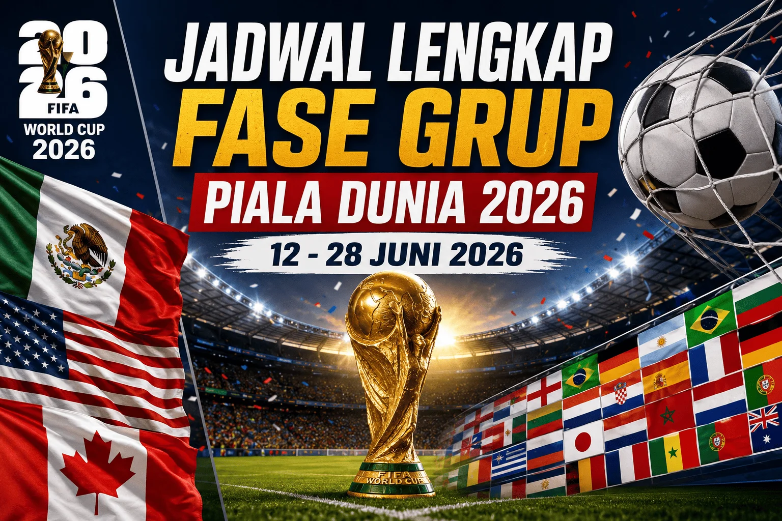 Piala Dunia Terbesar Sepanjang Sejarah Resmi Dimulai, Simak Jadwal Fase Grupnya!
